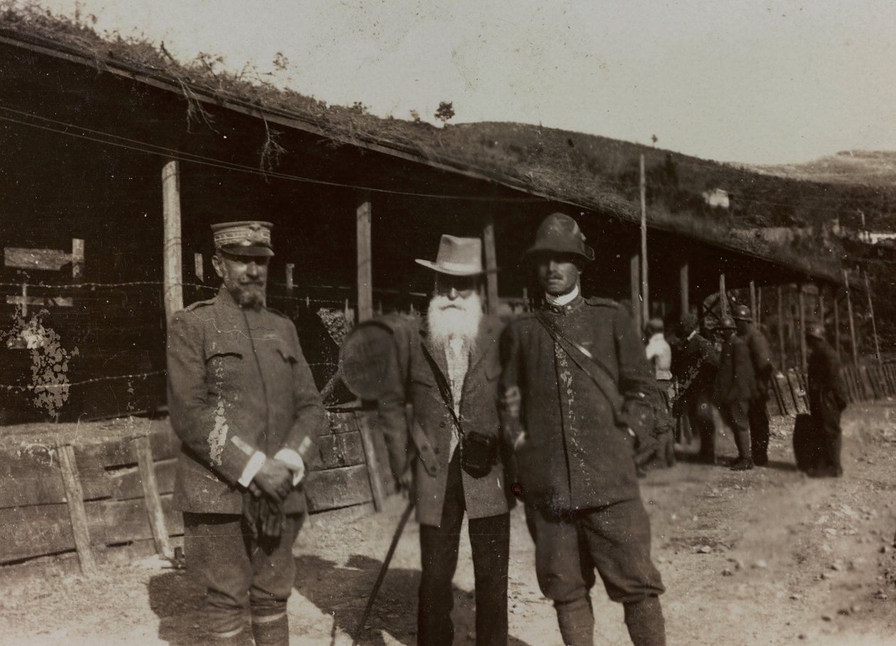 Album "Bilder des Krieges II": Italienische Soldaten im Val Chiusone nach Podsenica, 09/1917 (s/w Foto) von Gigliucci Gigliucci
