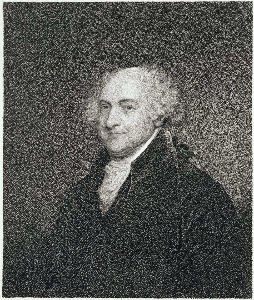 John Adams, graviert von James Barton Longacre (1794-1869) von Gilbert Stuart
