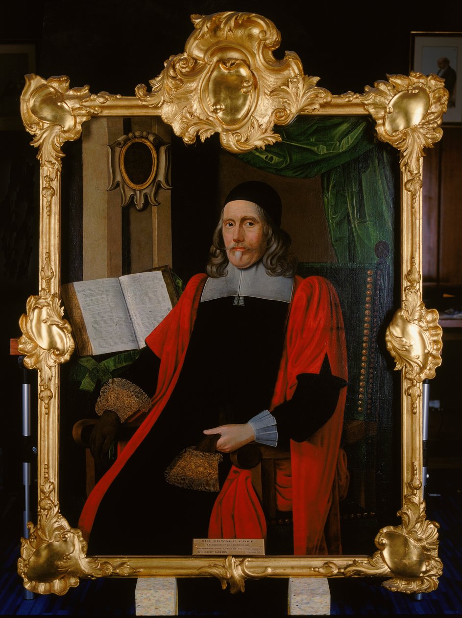 Sir Edward Coke, Recorder von London von Gilbert Jackson