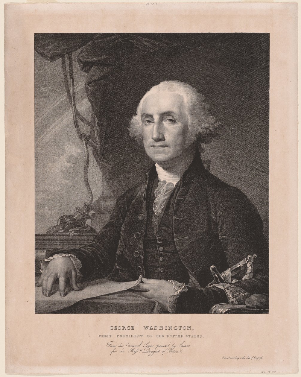 George Washington von Gilbert Stuart