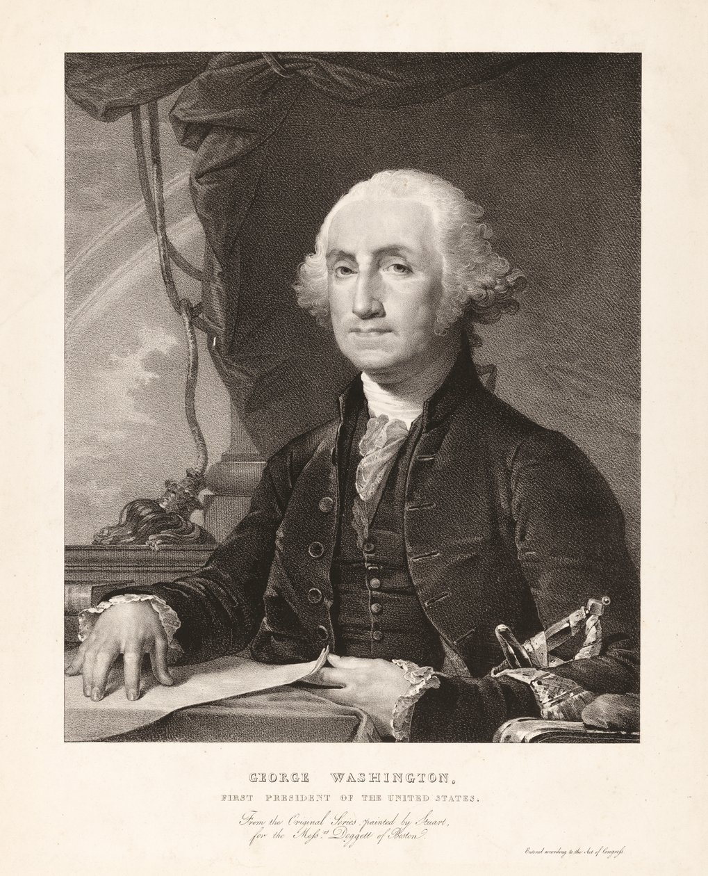George Washington von Gilbert Stuart