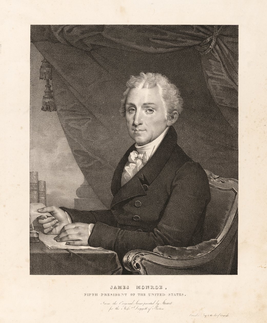 James Monroe von Gilbert Stuart