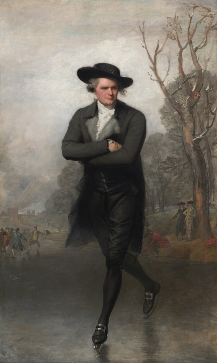 Der Schlittschuhläufer (Porträt von William Grant) von Gilbert Stuart