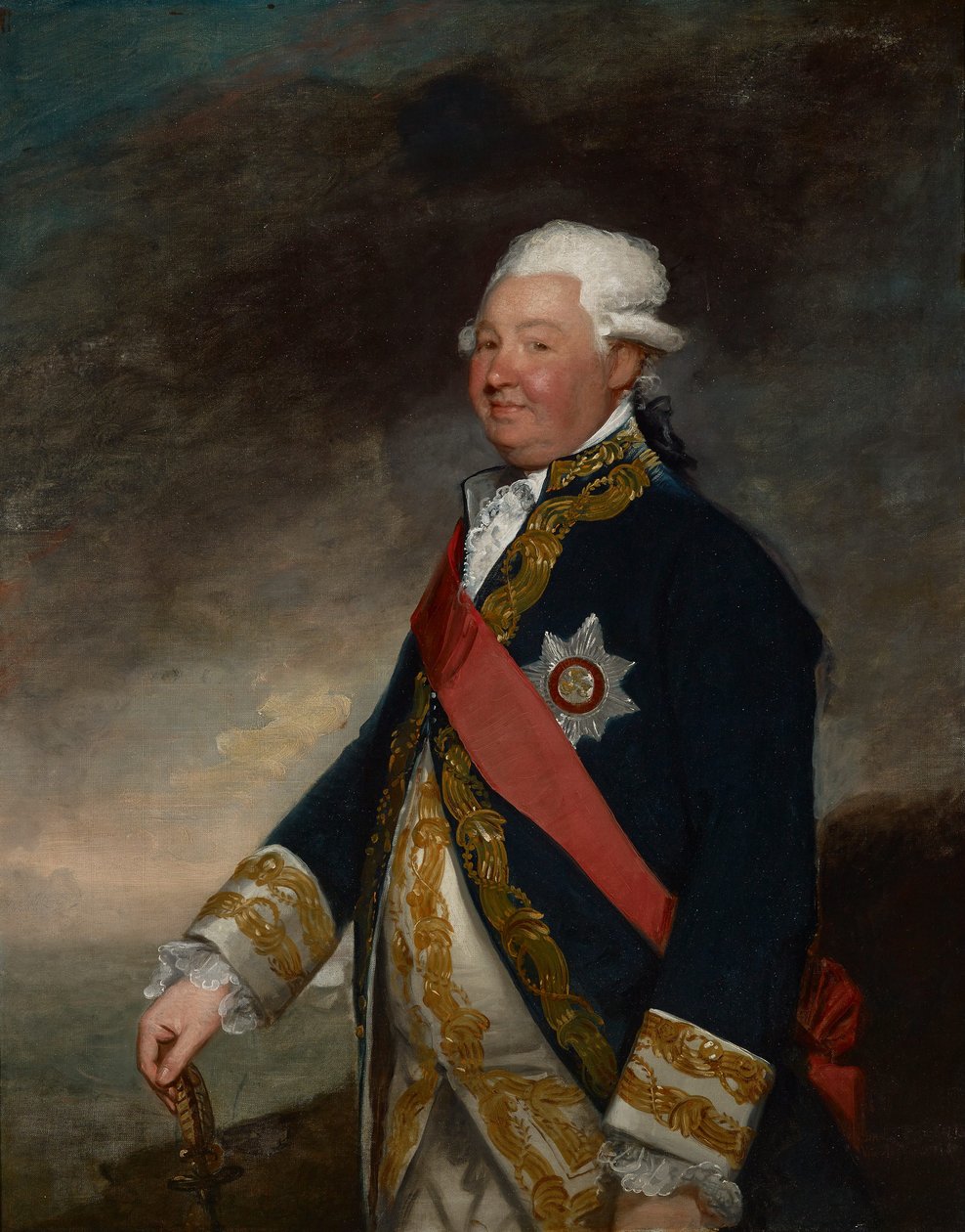 Vizeadmiral Edward Hughes von Gilbert Stuart
