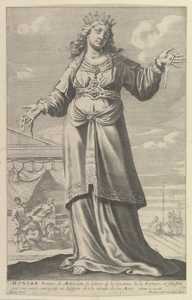 Monime von Gilles Rousselet and Abraham Bosse