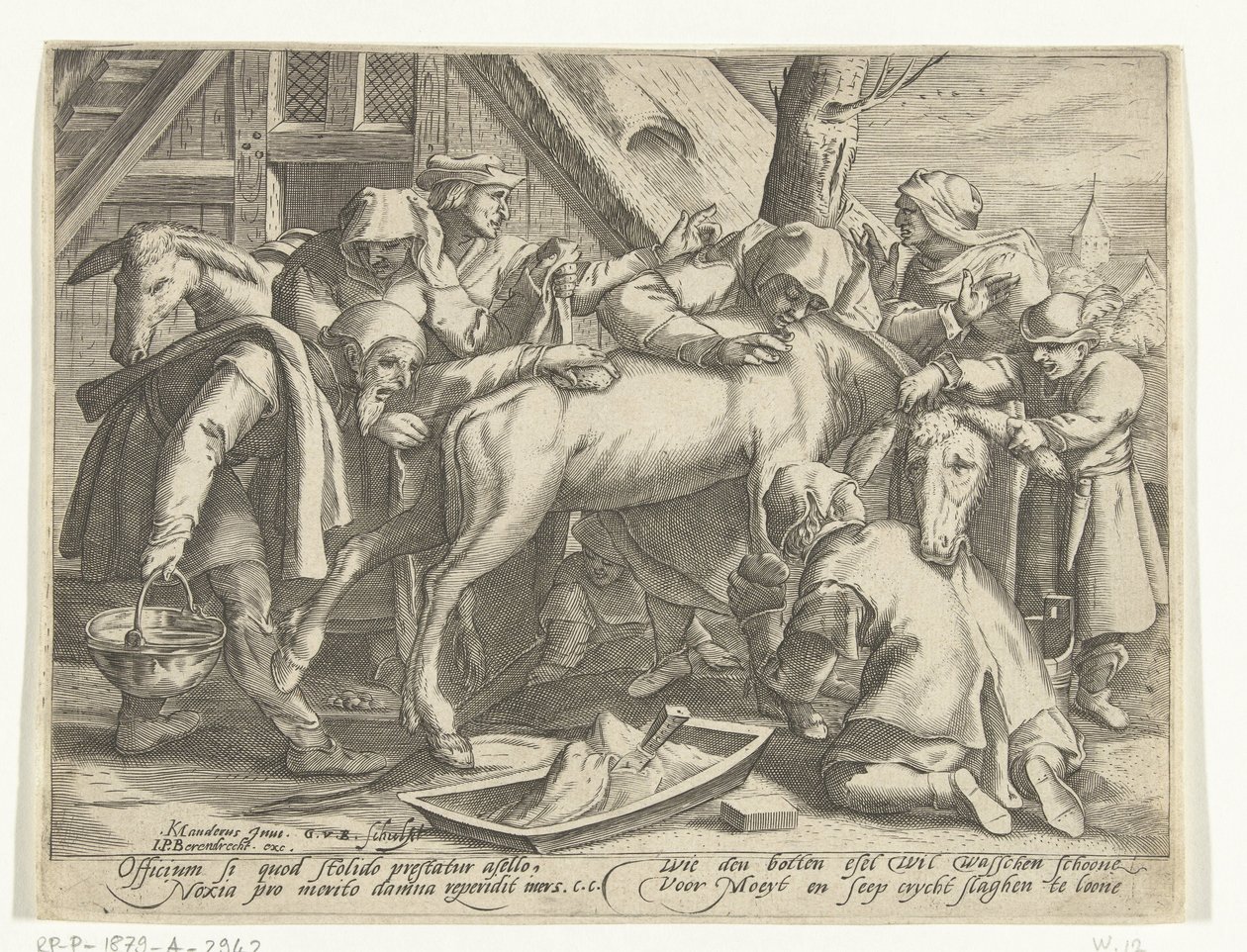 Das Waschen des Esels von Gillis van Breen