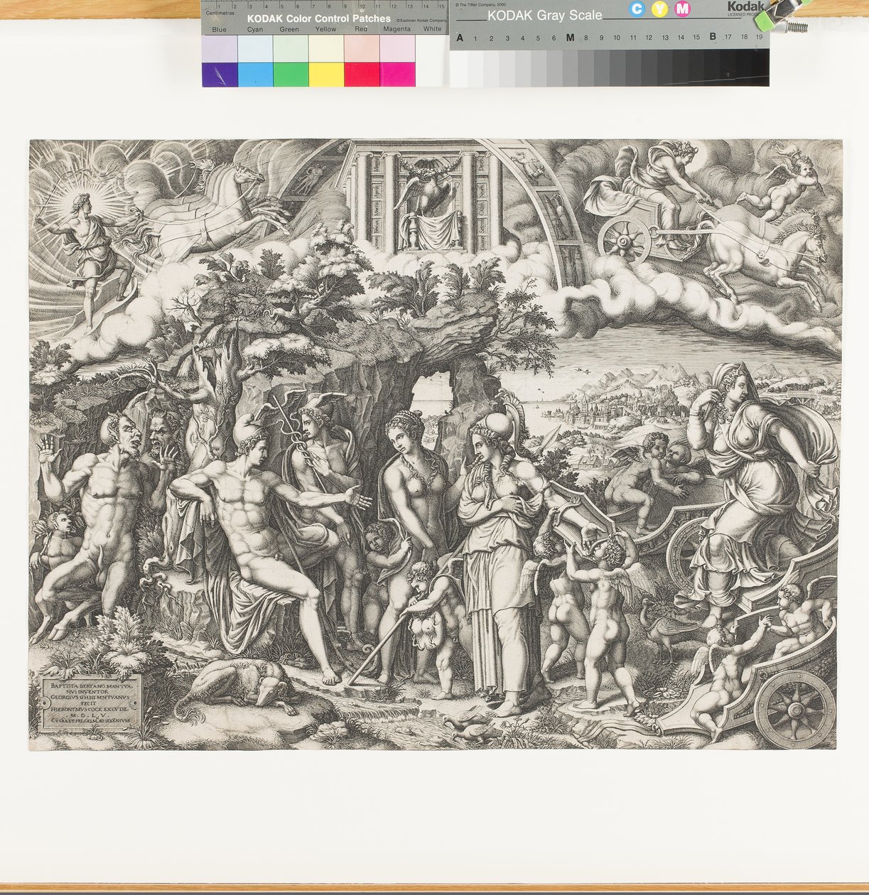 Das Urteil des Paris, 1555 von Giorgio Ghisi