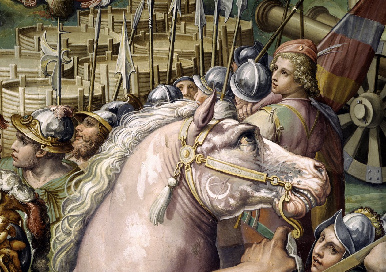 Eroberung von Pisa (Detail) von Giorgio (and workshop) Vasari