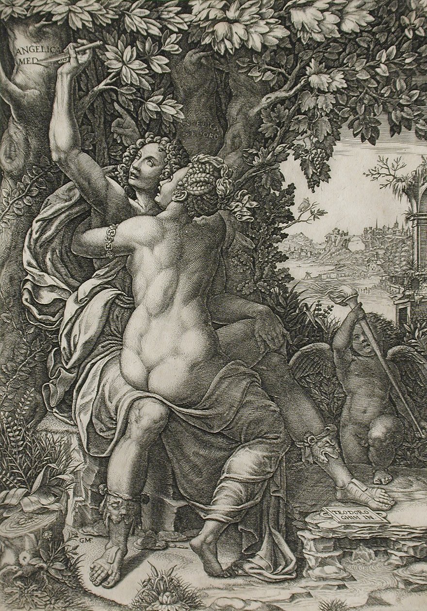 Angelica und Medor von Giorgio Ghisi