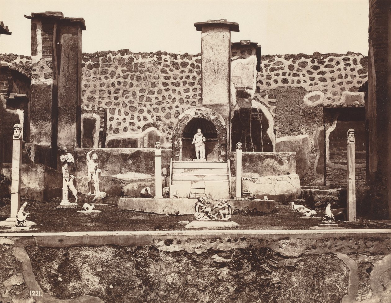 Haus des Marco Lucrezio, Pompeji von Giorgio Sommer