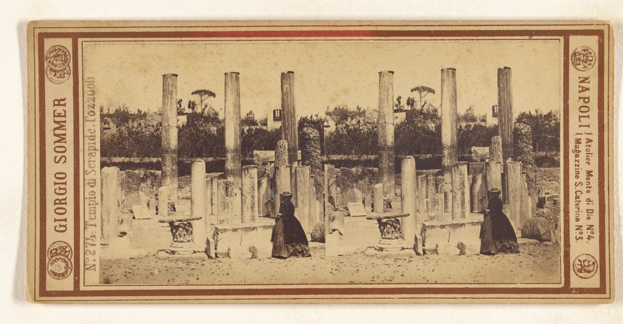 Tempel des Serapis. Pozzuoli. von Giorgio Sommer