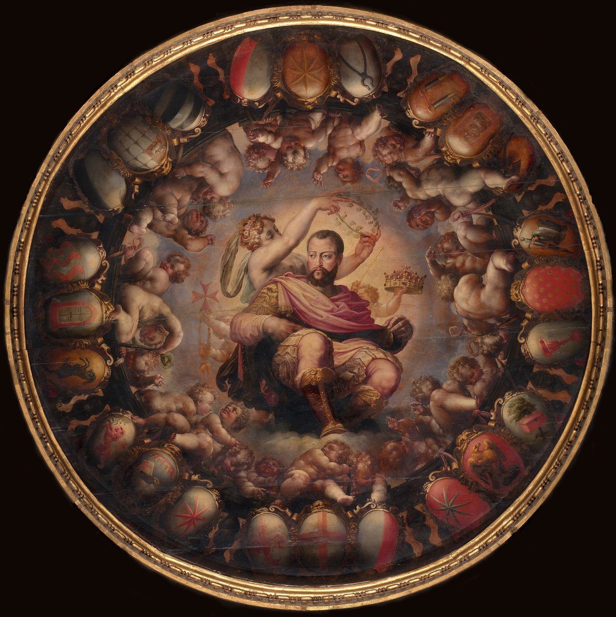 Apotheose von Cosimo I. de Medici, 1563-1565 von Giorgio Vasari