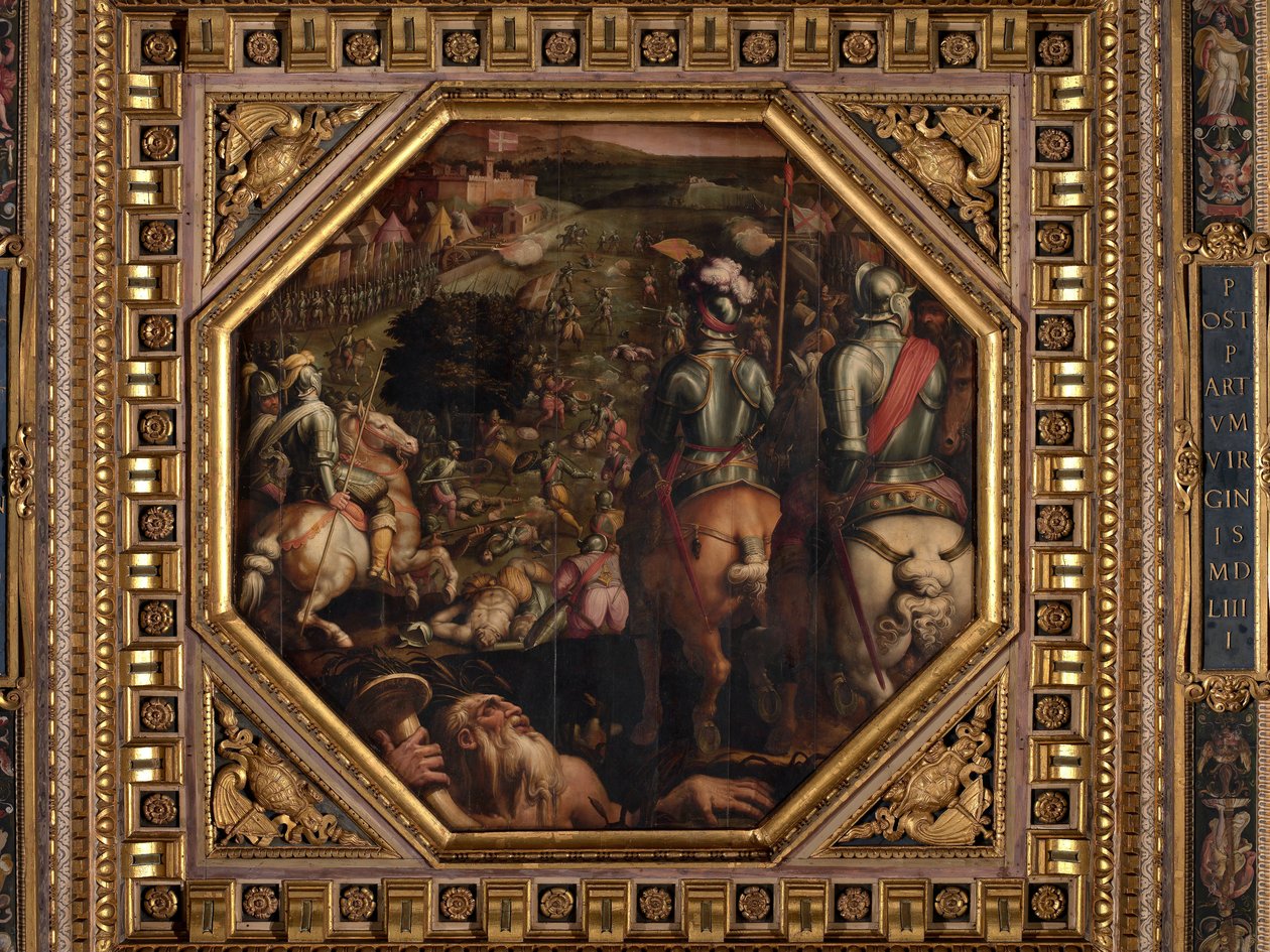 Schlacht von Marciano in Val di Chiana von Giorgio Vasari