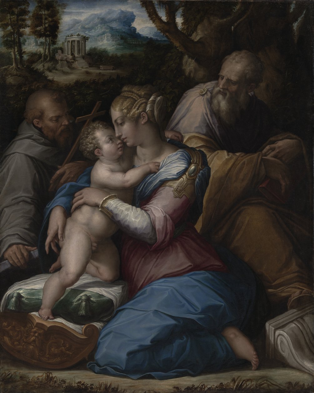 Heilige Familie mit dem heiligen Franziskus von Giorgio Vasari