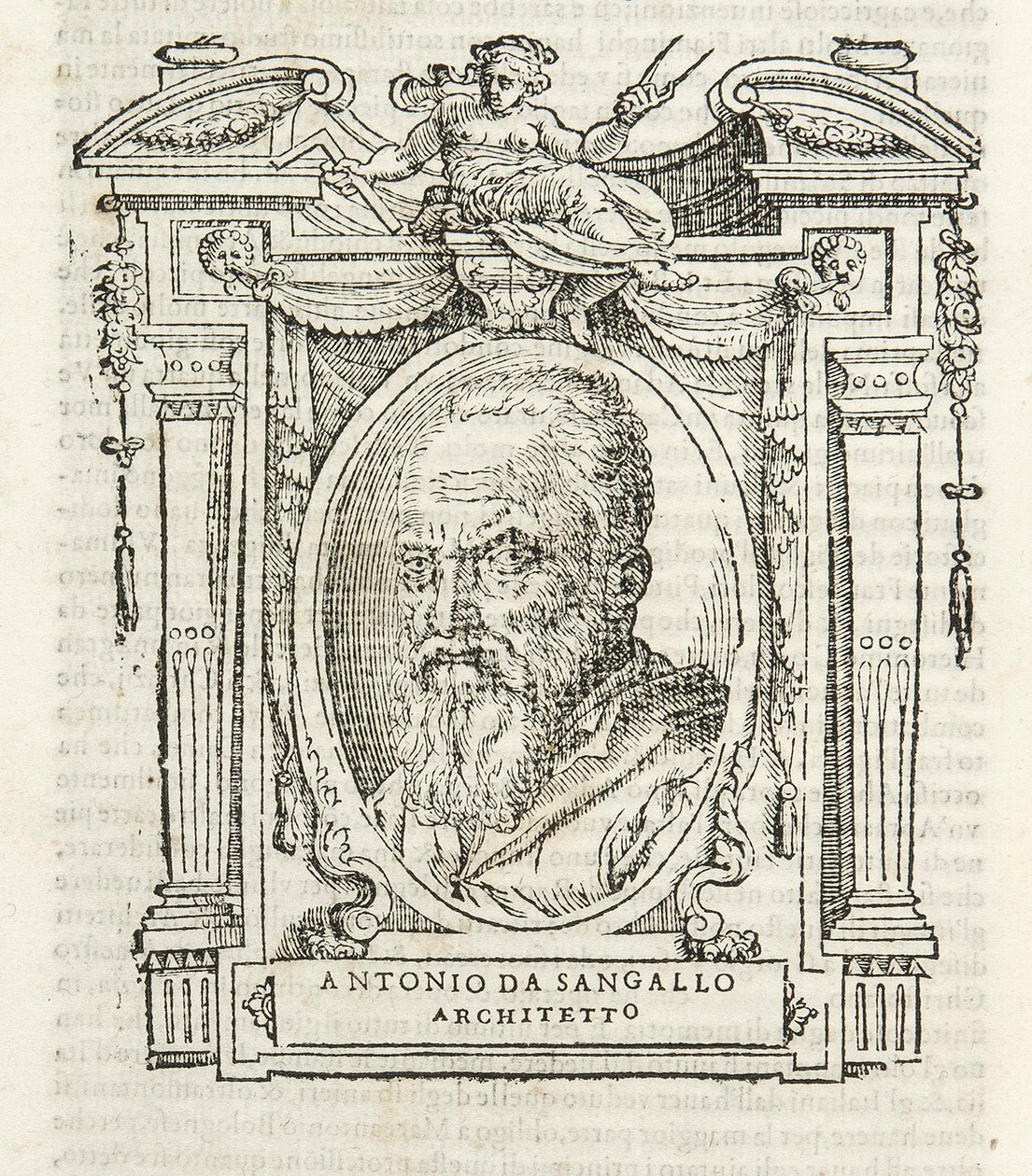 Milan, Biblioteca Braidense, Vite de piv excellent, Giorgio Vasari 1568, Antonio da Sangallo von Giorgio Vasari