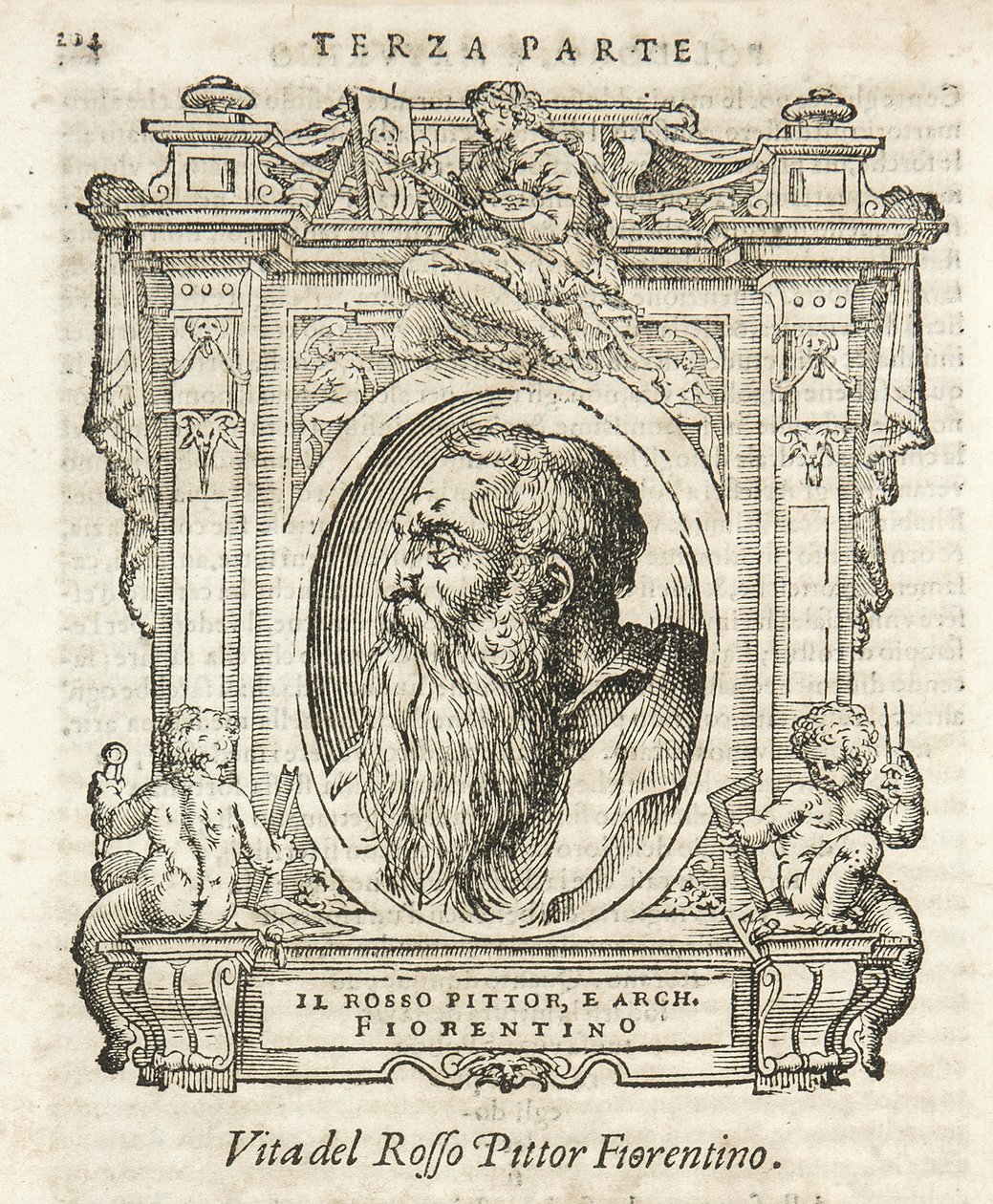 Mailand, Biblioteca Braidense, Vite de piv excellent, Giorgio Vasari 1568, Roffo Fiorentino von Giorgio Vasari