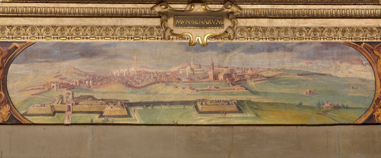 Ansicht von Siena, 1557-1558 von Giorgio Vasari