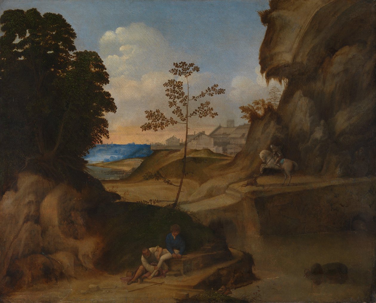 Der Sonnenuntergang von Giorgione