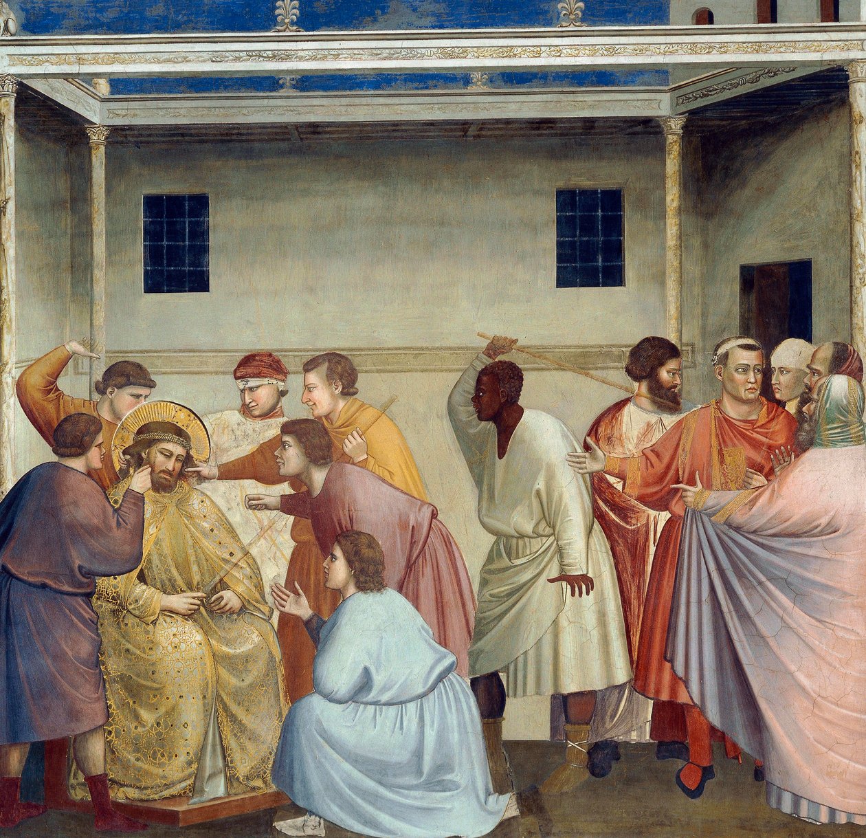 Geißelung Christi (Detail) von Giotto (c.1266 1337)
