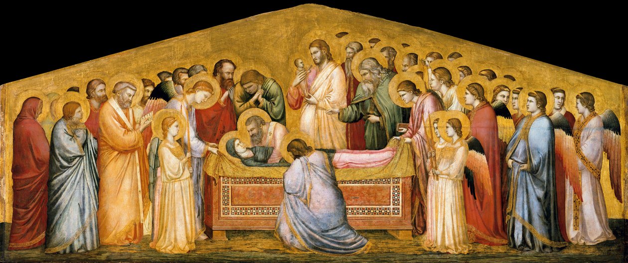 Die Grablegung Mariens von Giotto