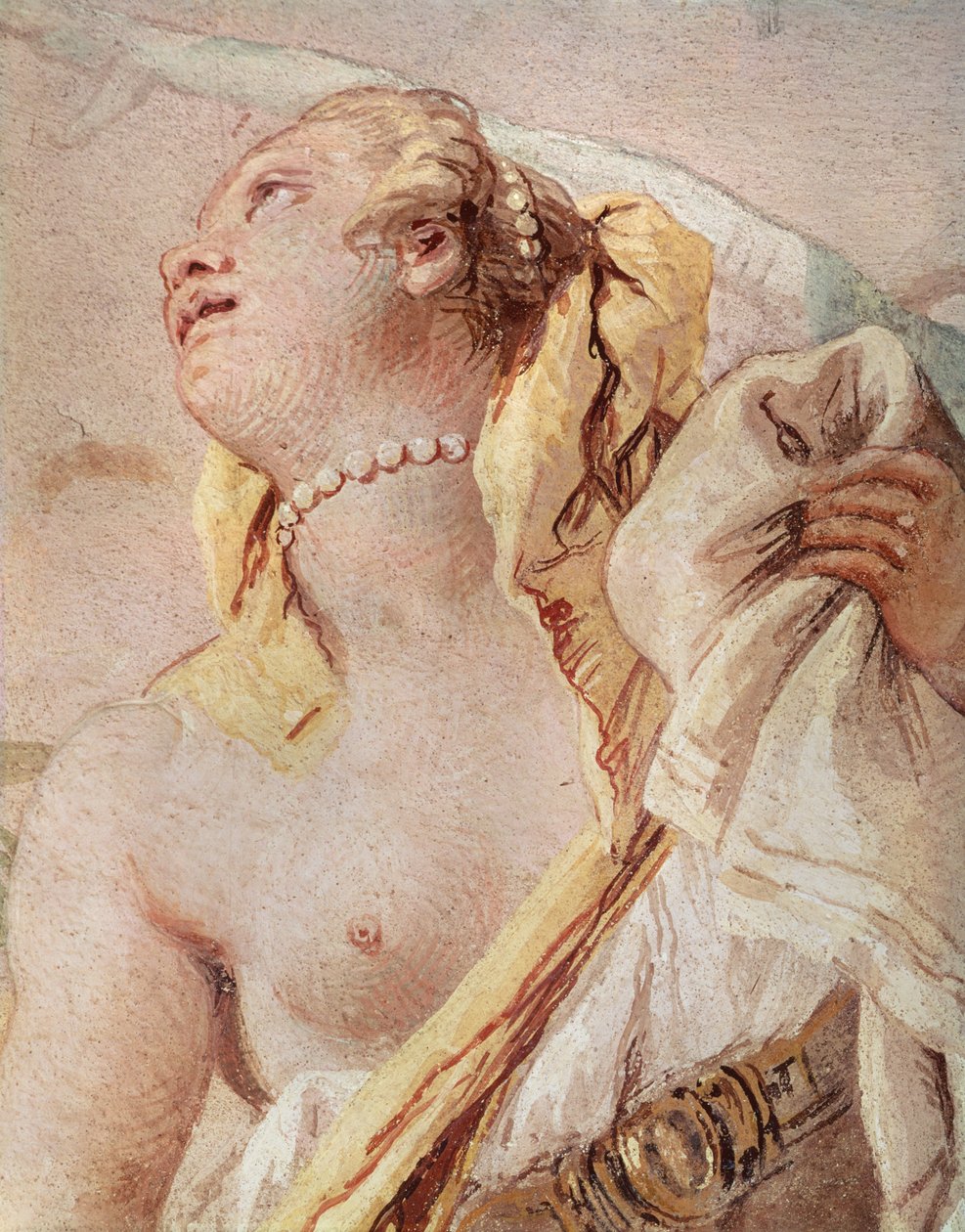 Rinaldo verlässt Armida, Detail von Armida, aus 
