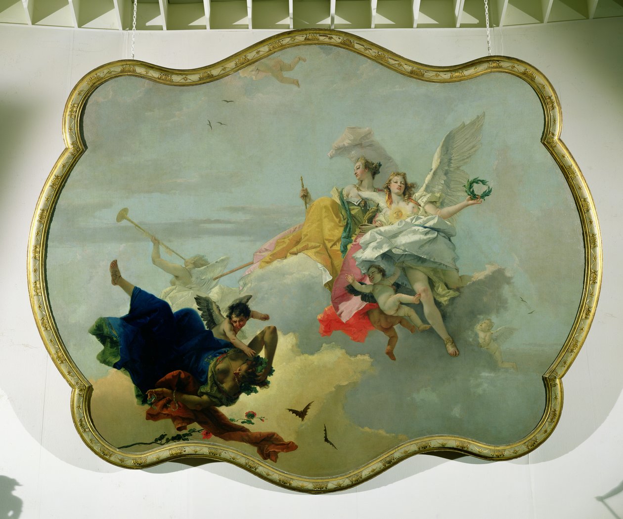 Triumph der Tugend und des Adels von Giovanni-Battista Tiepolo