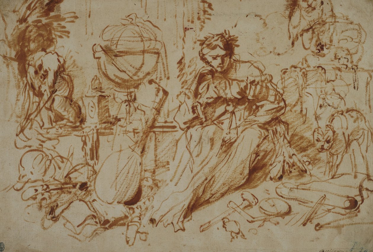 Melancholie von Giovanni Benedetto Castiglione