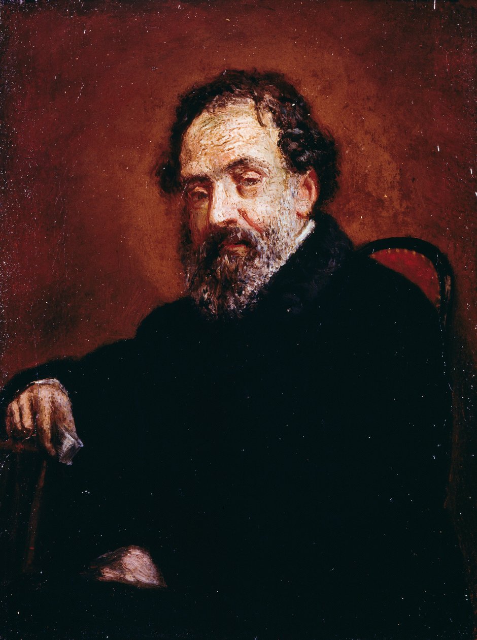 Porträt des Malers Enrico Carlo Augusto Scuri von Giovanni Carnovali