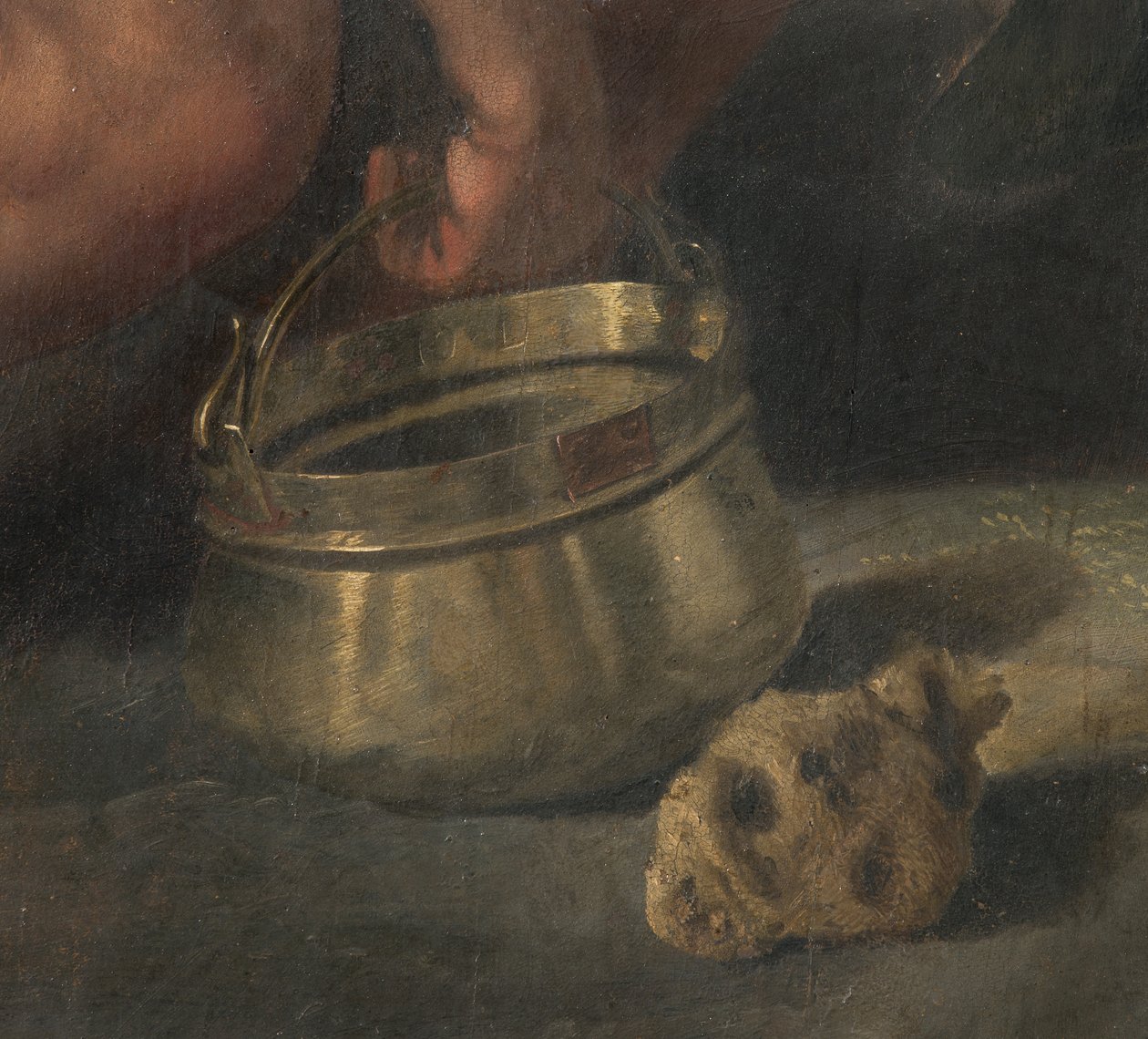 Kreuzigung (Detail) von Giovanni (fl.1537 d.c.1570) Fratino