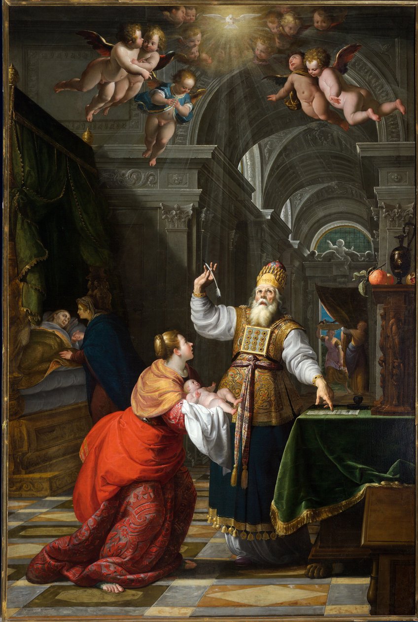 Triumph des Namens des Heiligen Johannes des Täufers von Giovanni Andrea Ansaldo