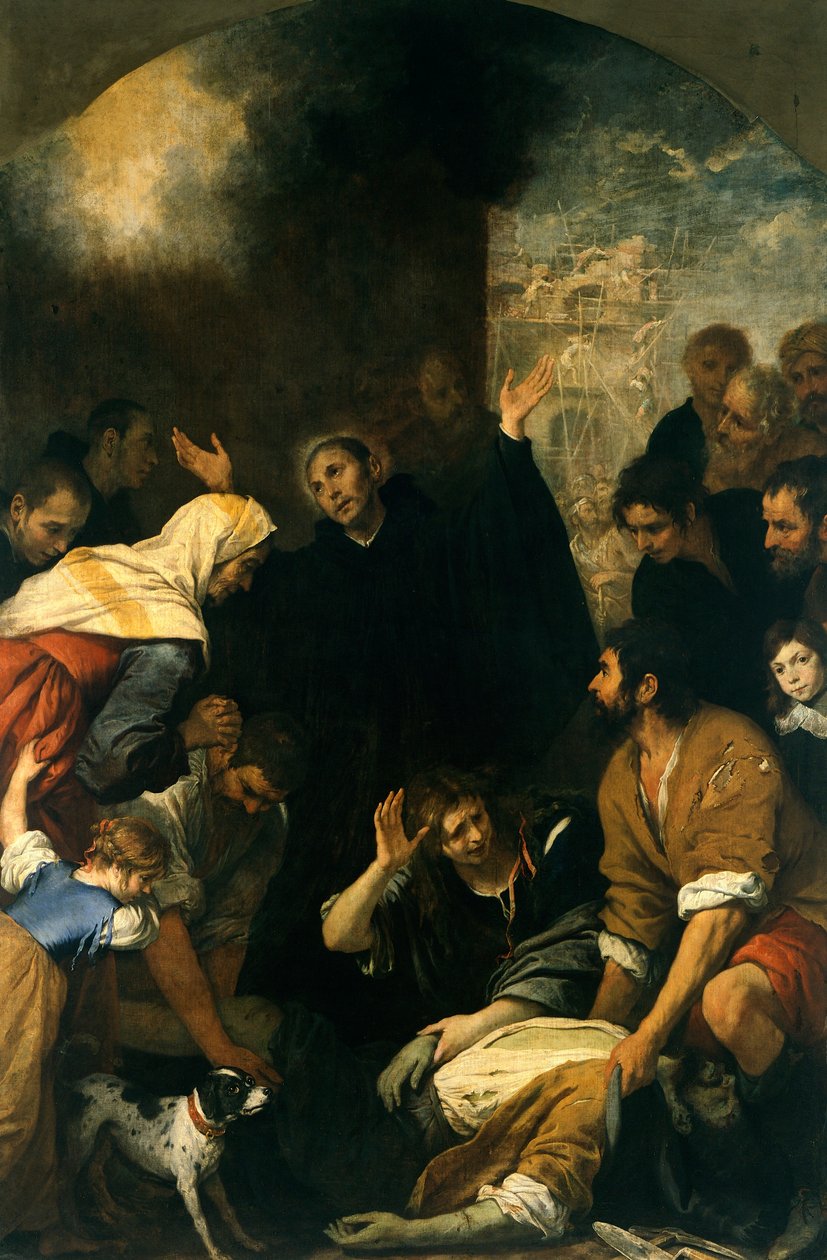 Wunder des Maurers, von Giovanni Andrea De Ferrari von Giovanni Andrea di Ferrari