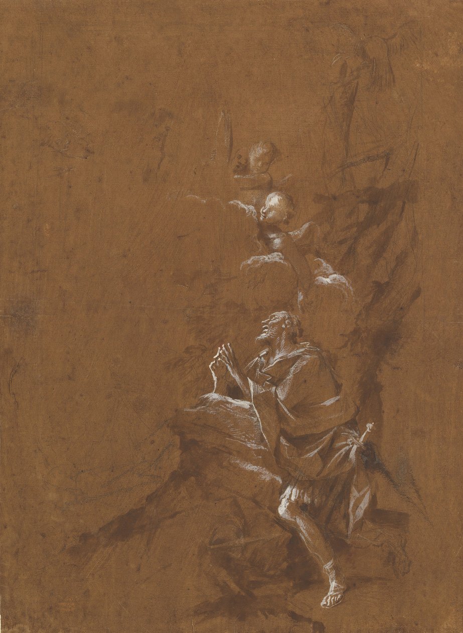 Die Vision des heiligen Wilhelm von Aquitanien von Giovanni Angelo Canini