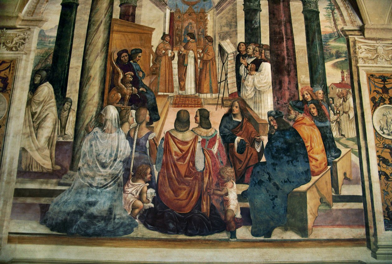 Vita des Heiligen Benedikt von Nursia von Giovanni Antonio Bazzi Sodoma