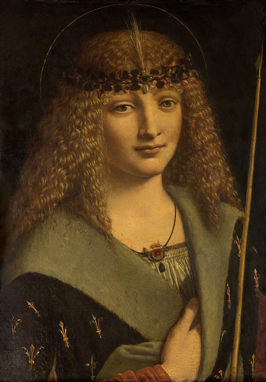 Porträt eines Jungen als Heiliger Sebastian von Giovanni Antonio Boltraffio