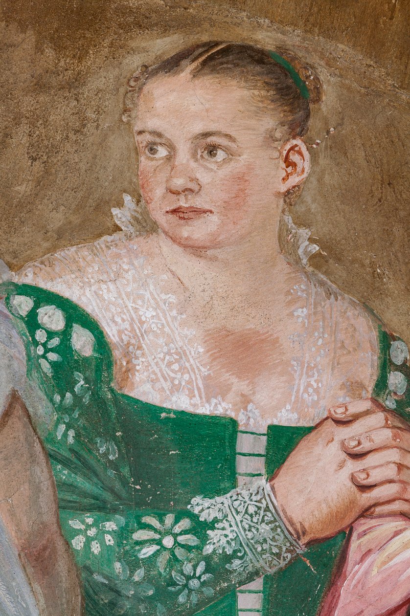 Weibliche Figur (Detail) von Giovanni Antonio Fasolo