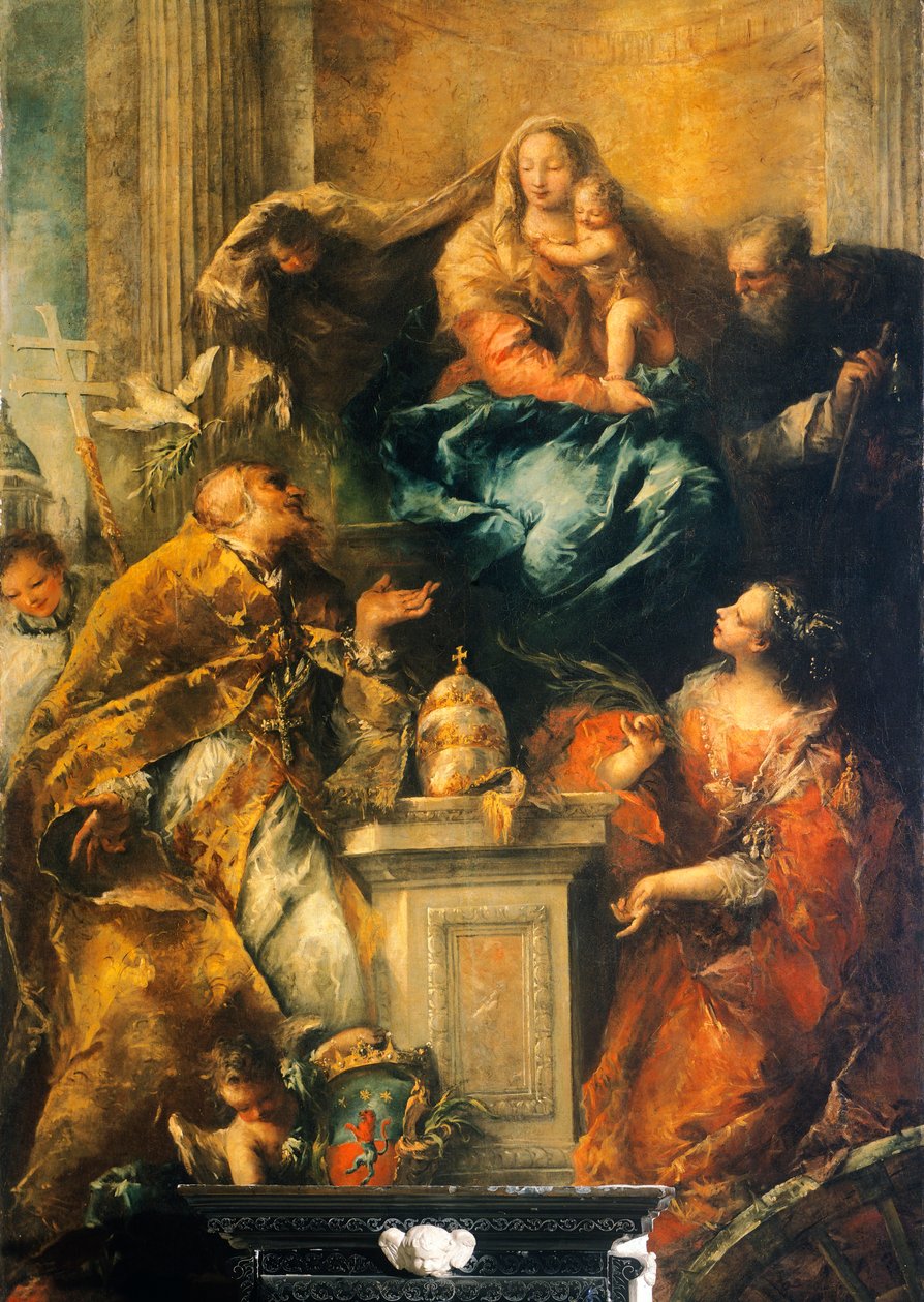 Ferri-Altarbild, ca. 1755 von Giovanni Antonio Guardi