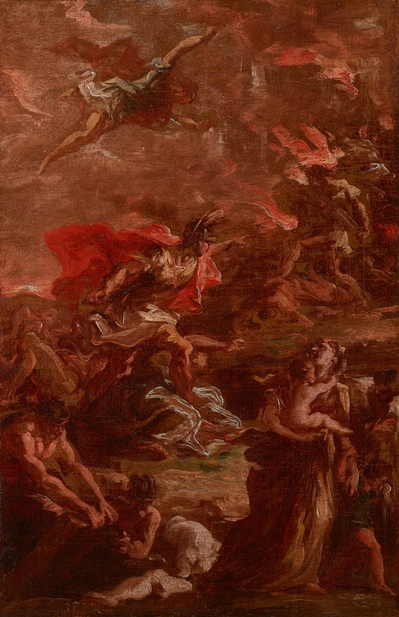 Allegorie des Krieges von Giovanni Antonio Pellegrini