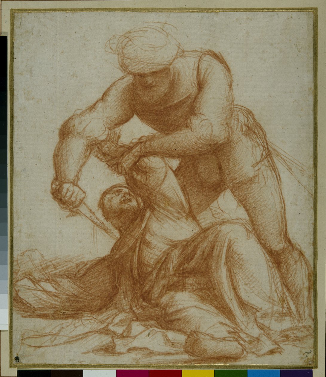 Studie des Martyriums des Heiligen Petrus Martyr von Giovanni Antonio Pordenone