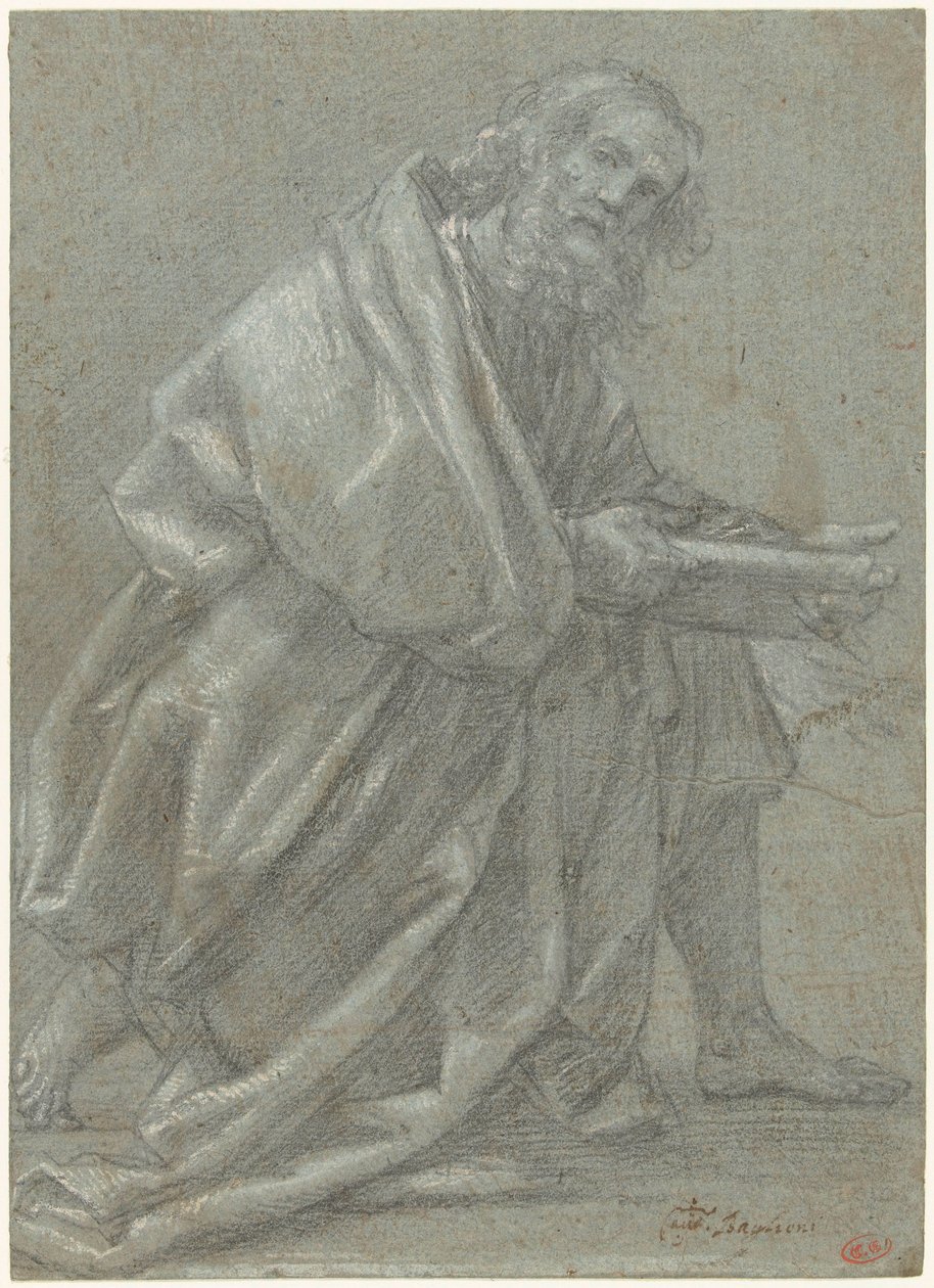 Studie für einen knienden Apostel von Giovanni Baglione