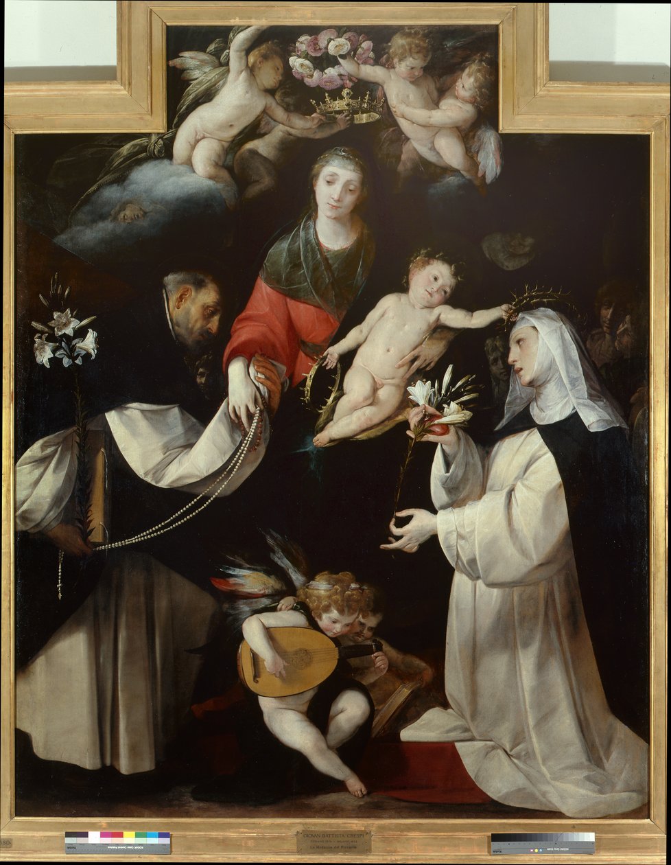 Madonna des Rosenkranzes von Giovanni Battista  Crespi