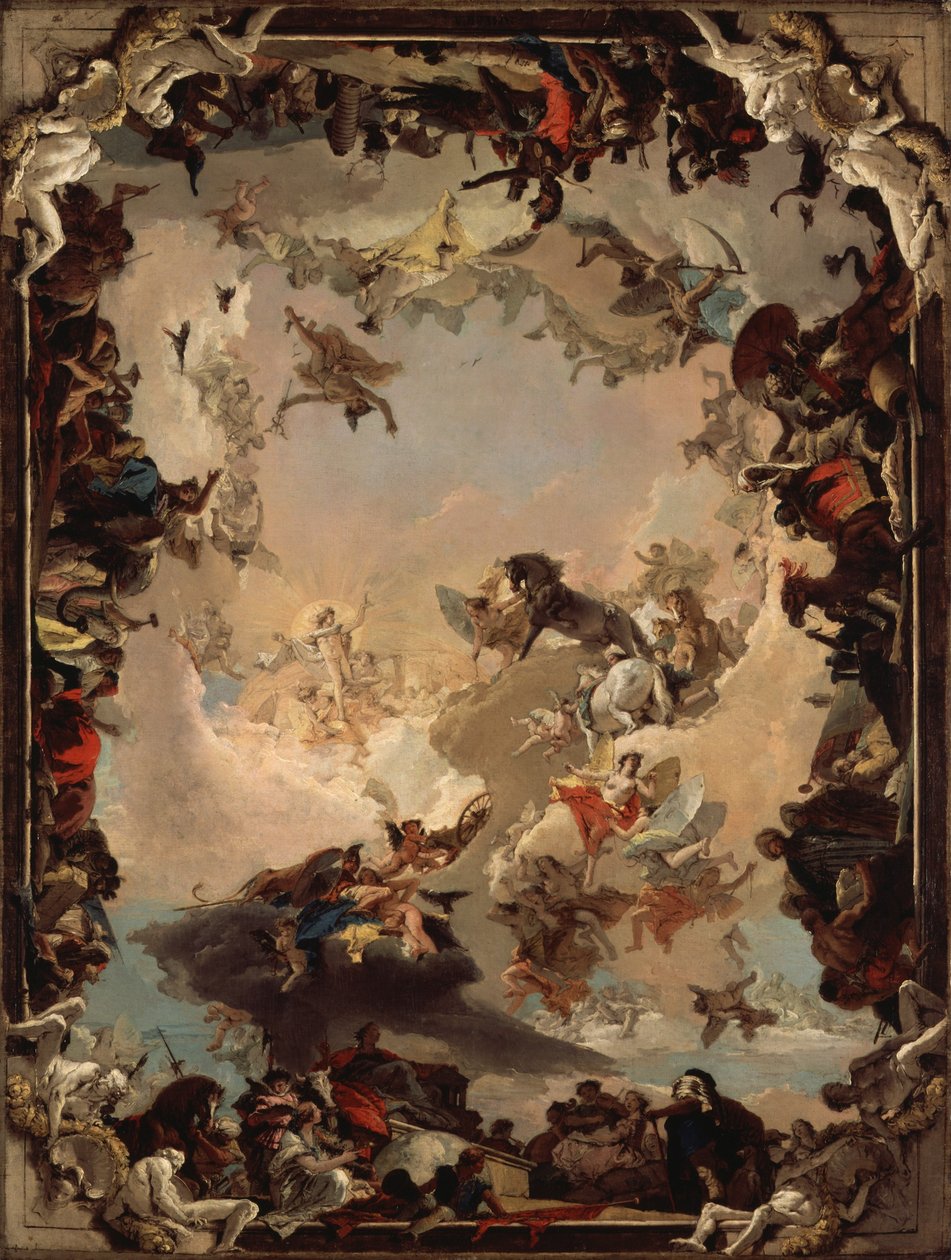 Allegorie der Planeten und Kontinente von Giovanni Battista Tiepolo