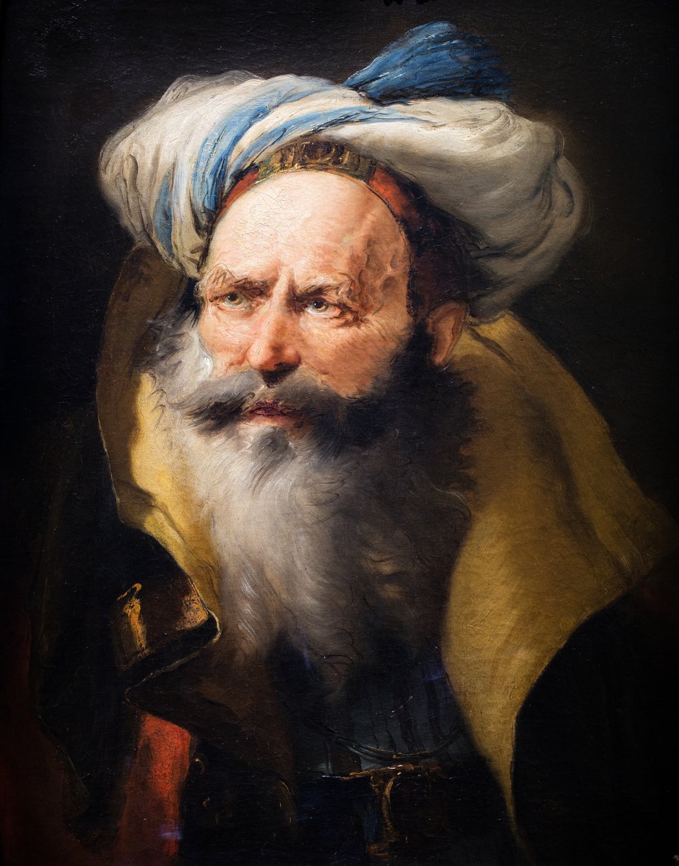 Kopf eines alten Mannes, um 1752 von Giovanni Battista (1696 1770) Tiepolo