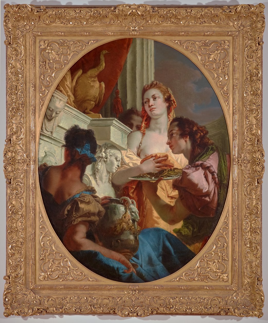 Römische Matronen bringen Opfergaben an Juno 1745 von Giovanni Battista (1696 1770) Tiepolo
