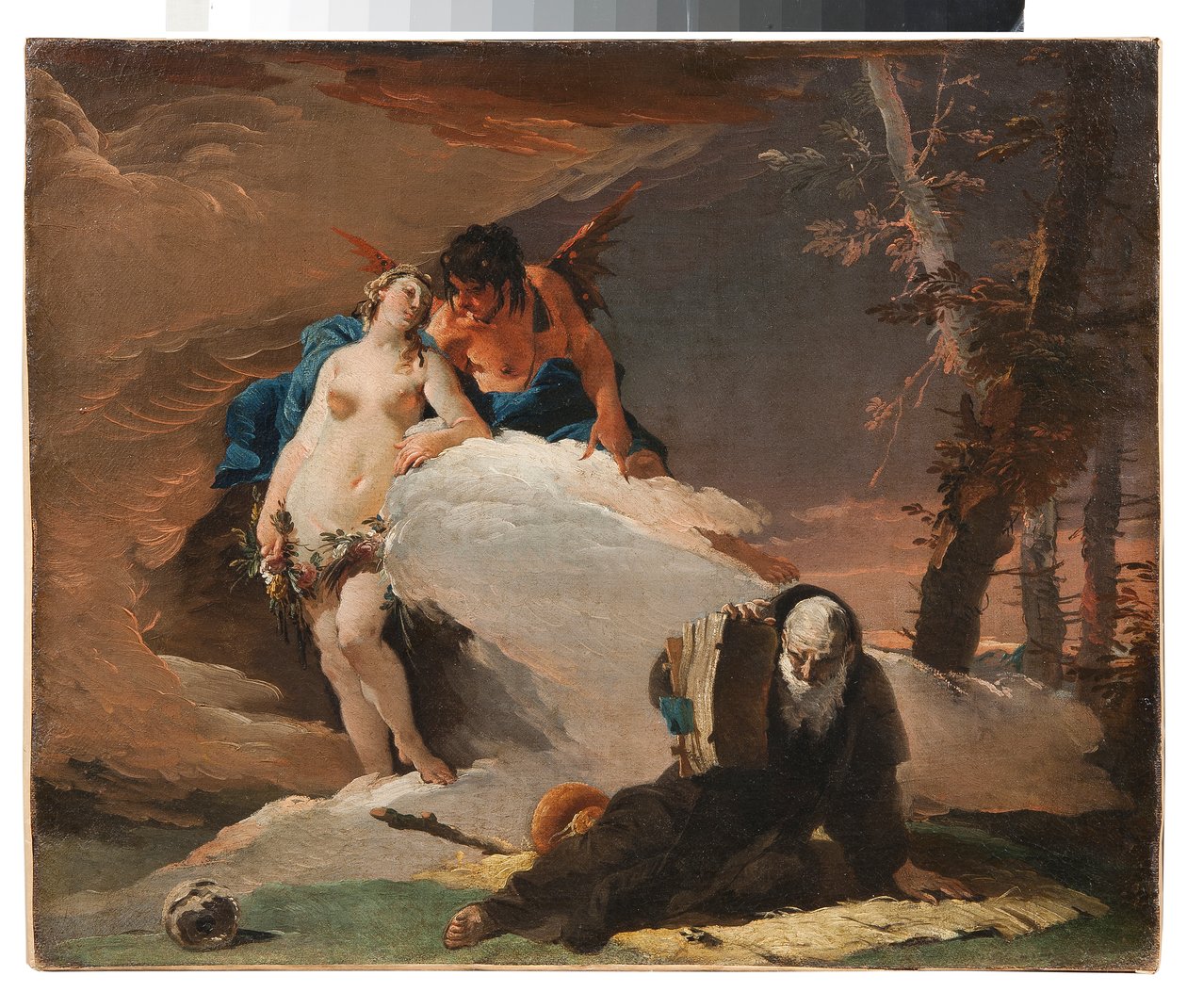 Die Versuchungen des heiligen Antonius des Abtes von Giovanni-Battista Tiepolo