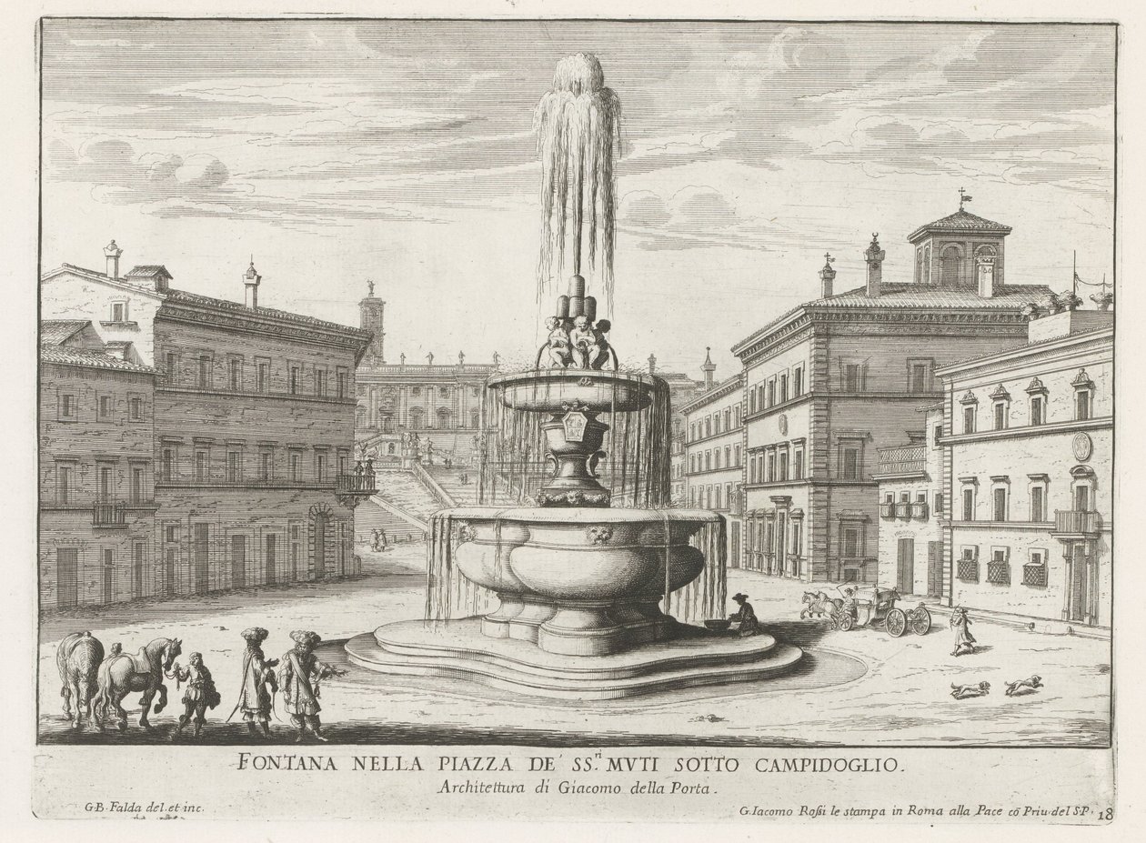 Brunnen auf der Piazza d