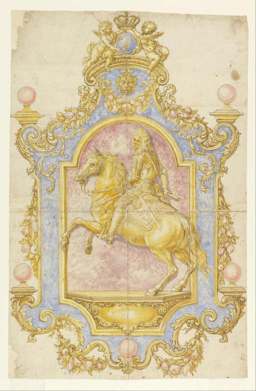 Wanddekoration für Cosimo III. de