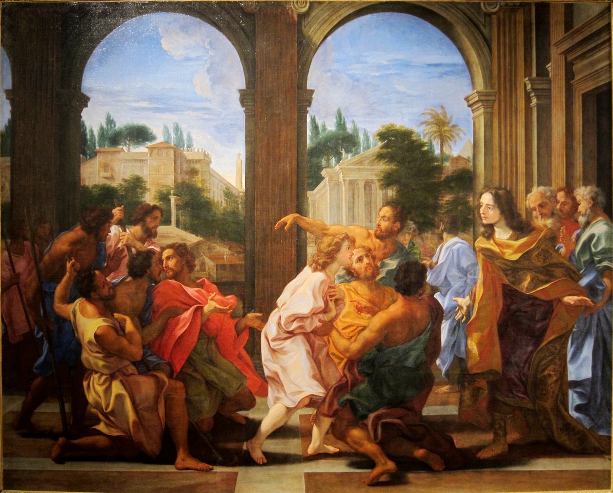 Joseph wird von seinen Brüdern erkannt von Giovanni Battista Gaulli