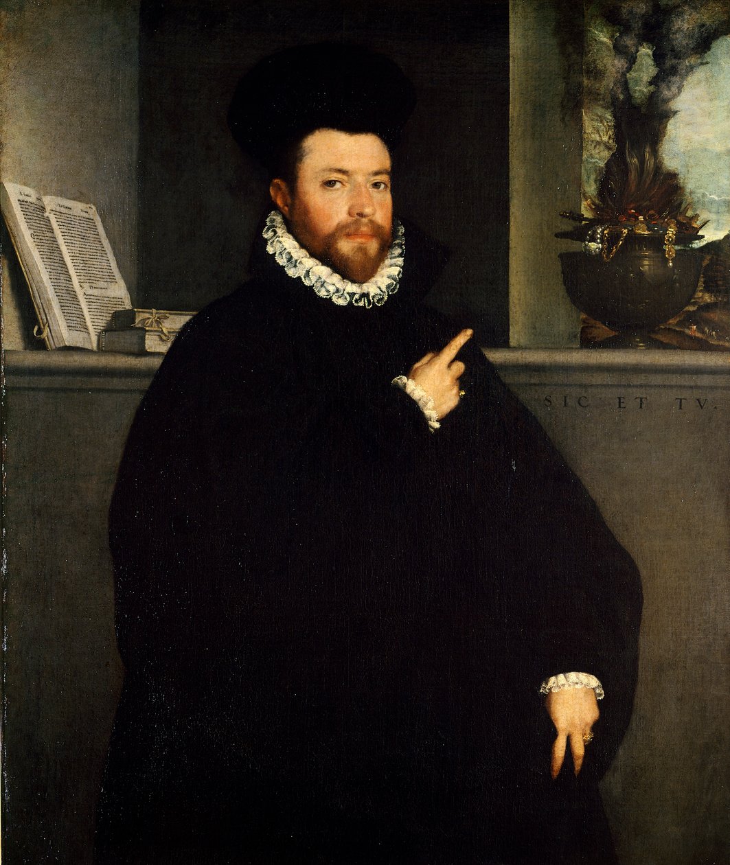 Porträt eines gesunden Mannes von Giovanni Battista Moroni