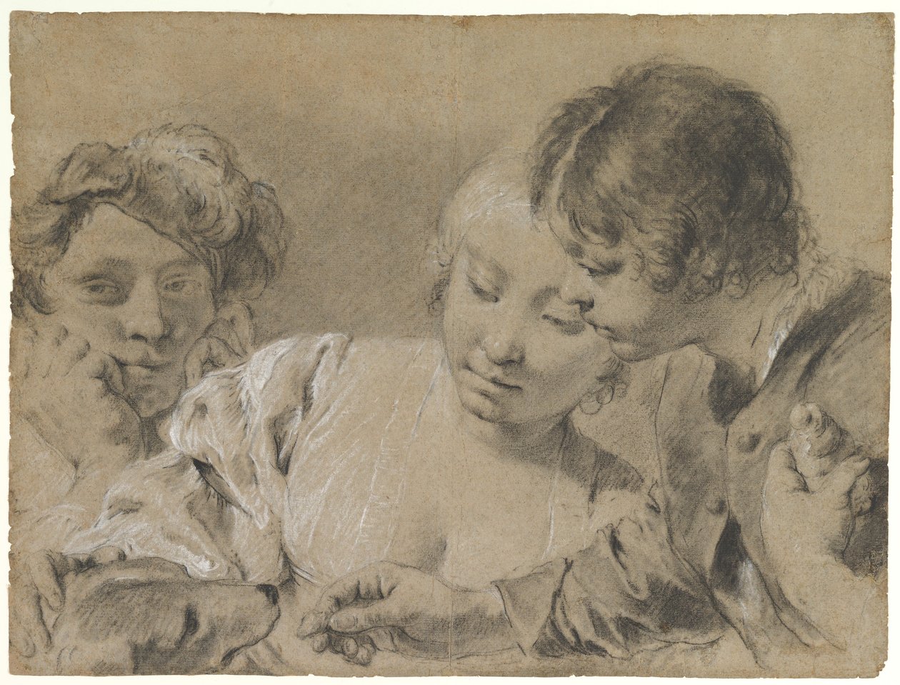 Den Hund füttern von Giovanni Battista Piazzetta
