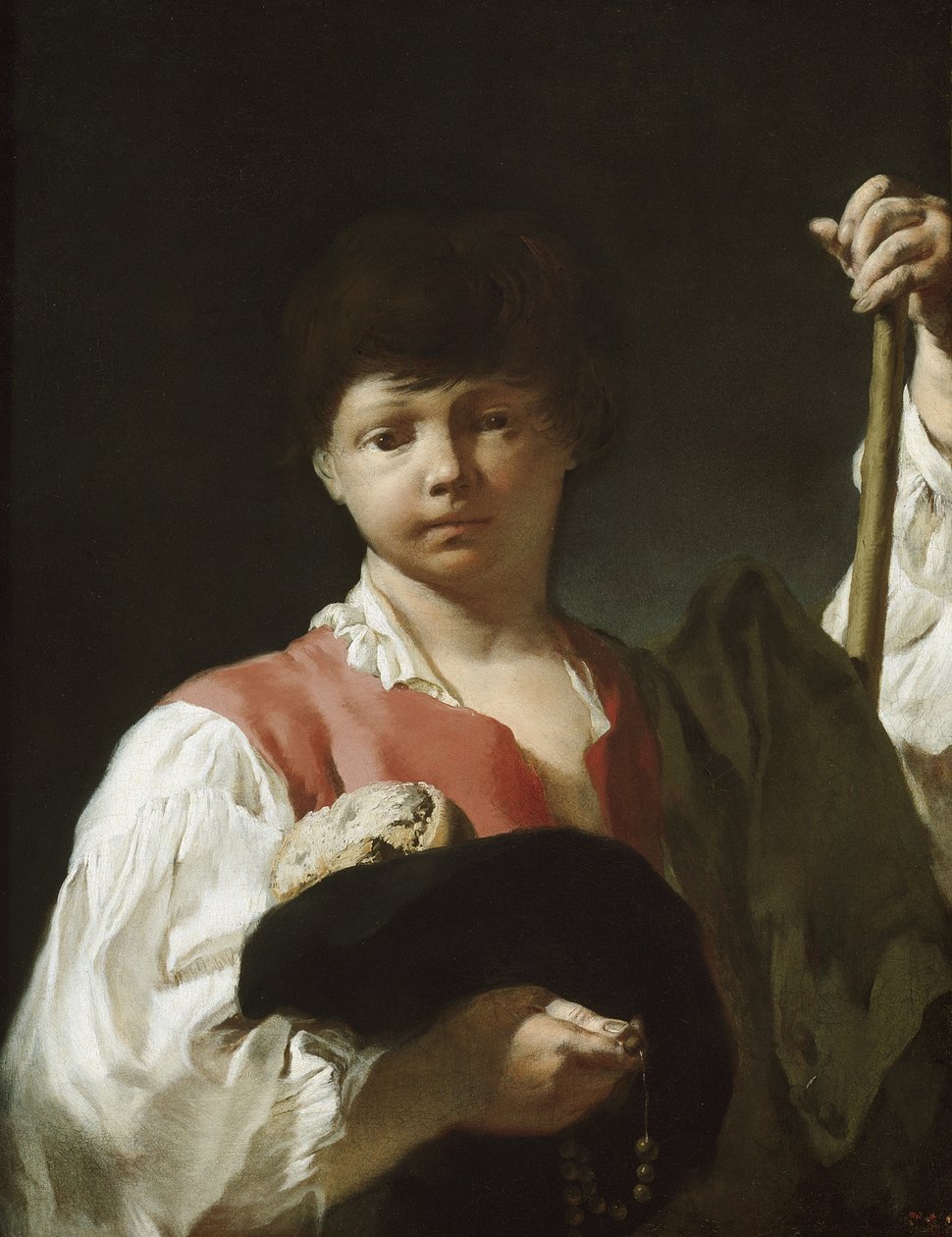 Der Betteljunge oder Der junge Pilger, 1738-39 von Giovanni Battista Piazzetta